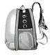 Рюкзак переноска для животных раздвижной CosmoPet CP-15 для кошек и собак 39x34x21 см Black