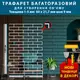 Толстый трафарет 3 мм для штукатурки, многоразовый с имитацией кирпичной кладки, 51 кирпич, пластиковый (1000х1000)