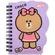 Блокнот В7 YES Line Friends Choco purple 152217 60 листов
