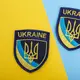 Шеврон на липучке Трезубец UKRAINE 6,5х8 см вышитый патч нашивка