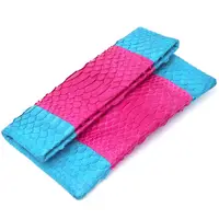 Яскравий жіночий клатч Snake Leather sale_14993 Рожевий