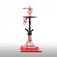 Кальян AMY Deluxe 056 Middle Globe высота 50 см на 1 персону красный