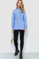 Свитер женский, цвет голубой, 221R20PCS8