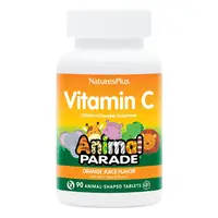 Витамины и минералы Natures Plus Animal Parade Vitamin C, 90 жевательных таблеток Апельсин