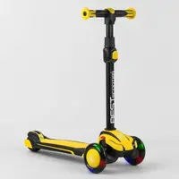 Самокат трехколесный Best Scooter MAXI (MX-80204) колеса 
PU со светом