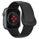 Чехол Spigen для Apple Watch 7 / 8 / 9 (45mm) Thin Fit, (Прозрачный) Crystal Cleare (ACS04179)