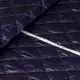 Ткань плащевая стеганная ЛАК с утеплителем т/синяя