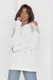 Кофта женская oversize с вырезами на плечах - молочный цвет, ONE SIZE (есть размеры)