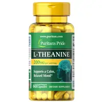 Аминокислота Puritan's Pride L-Theanine 200 mg, 60 капсул
