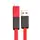 MicroUSB кабель 2-in-1 Combo Shadow Magnet RC-026t 1м black-red Remax 303201