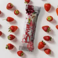 Батончик Power Pro 25% Brisee Protein Bar Sugar Free, 55 грамм Клубника