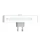 Сетевой разветвитель фильтр LDNIO SC2311 на 2 розетки 2 USB 3A + Type C