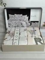 Fenelle сатиновое постельное белье. Евро размер. Romeo home Турция.