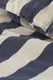 Постельное Белье Вареный Хлопок Turkiz Epaisse Navy Blue Темно Синий Двуспальный евро в полоску 200х220см