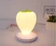 Силиконовый LED светильник-ночник с аккумулятором Клубника. Белый