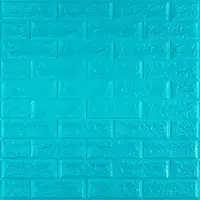 3D панель самоклеющаяся 700х770х5мм кирпич Бирюза (002-5) SW-00000084