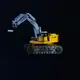 Коллекционная модель-конструктор Metal Time Tireless Digger – механическая модель экскаватора MT043