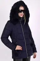 Куртка женская зимняя синяя код П836
