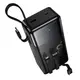 УМБ HOCO Founder PD fully compatible power bank with four cables J156B 30000mAh |1USB/1Type-C, 22.5W/3A, PD/QC|