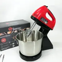 Миксер ручной с чашей Domotec R6637R 2 литра 250 W, Миксер стационарный с чашей из нержавеющей стали