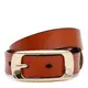 Женский кожаный ремень Borsa Leather CV1ZK015-goldginger