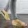 Шлепки женские с камнями Fashion Bruno 1032 38 размер 24 см Золотистый