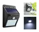 Светильник на солнечной батарее Solar Powered LED Wall Light с датчиком освещенности. PIR sensor