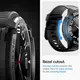 Чехол и ремешок Spigen для Galaxy Watch 6 Classic (47mm) Rugged Armor "Pro" Black (ACS06488)