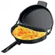 Двойная сковорода для омлета антипригарная Folding Omelette Pan