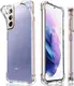 Силиконовый чехол для Samsung Galaxy S21 FE - Прозрачный (усиленные углы)