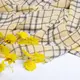 Ткань шифон принт клітина жовтий