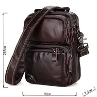 Сумка чоловіча Vintage 14435 Коричнева