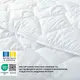 Одеяло всесезонная полуторное 155х210 см IDEIA, антиаллергенное, белое, для гостиниц и дома