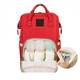 Сумка-рюкзак для мам MOTHER BAG el-1230 КРАСНАЯ