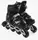 Роликовые коньки 326-М Best Roller колеса PU светящиеся. Black (размер 34-38) (173866)