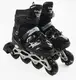 Роликовые коньки 326-М Best Roller колеса PU светящиеся. Black (размер 34-38) (173866)