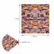 Декоративная 3D панель самоклейка 700x770x3мм Песчаник Екатеринославский кирпич (045-3) SW-00000692