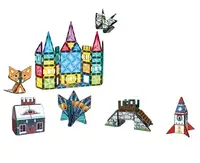 Конструктор магнітний Школа, 99 деталей, інструкція, наліпки. Multicolor (163319)