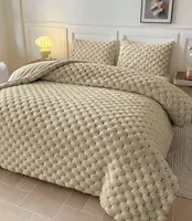 Плед євро з еко-хутра Colorful Home Кролик 20070 200х230 см бежевий
