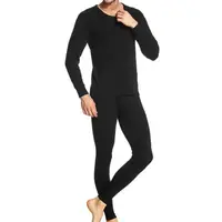 Термобелье мужское Septwolves 08001 Black XL повседневное дышащее с чистого хлопка с длинными рукавами