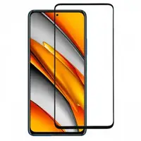 Защитное стекло Lion для Xiaomi Redmi K40/K40 Pro/Mi 11i/Poco F3 - 3D Perfect Protection Full Glue, Black