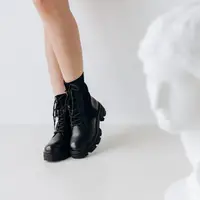 Черевики жіночі Fashion Catchy 3299 41 розмір 26 см Чорний