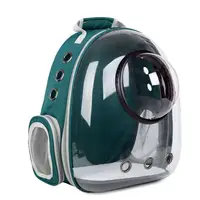 Рюкзак перенесення для тварин розсувний CosmoPet CP-16 для котів та собак 42x32x23 см Green