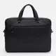 Мужской кожаный портфель Borsa Leather K166442bl-black