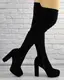 Женские ботфорты Fashion Gina 1285 36 размер 23,5 см Черный