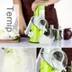 Овощерезка мультислайсер Tabletop Drum Grater Kitchen Master Терка для овощей и фруктов 3 насадки. Цвет: зеленый