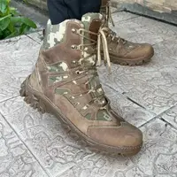 Черевики тактичні 6557 41 р 26,5 см коричневі