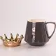 Чашка керамическая Queen of Everything 400мл с крышкой и ложкой Серый