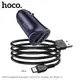 Адаптер автомобильный HOCO Type-C cable Farsighted dual port QC3.0 car charger set Z39 |2USB, QC3.0, 3A/18W|