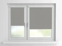 Рулонна штора Rolets Роял 2-816-450 45x170 см закритого типу Сіра